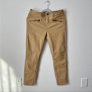 Gap 1969 Legging Jean Tan Womens Size 27 - Beige Camel - Zippers